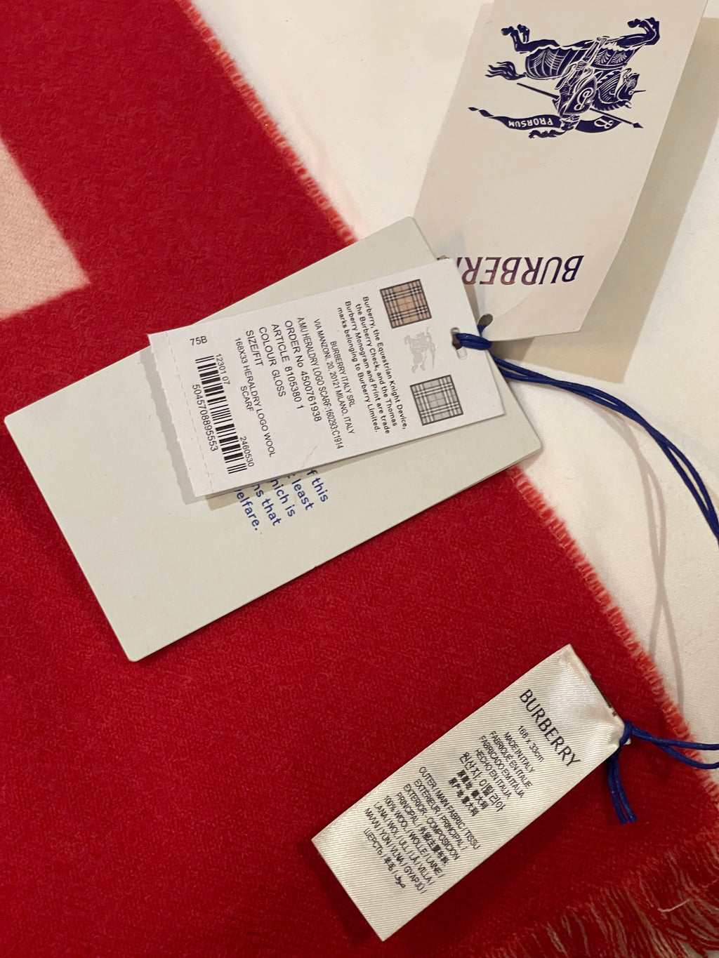 Burberry Large Wool Scarf