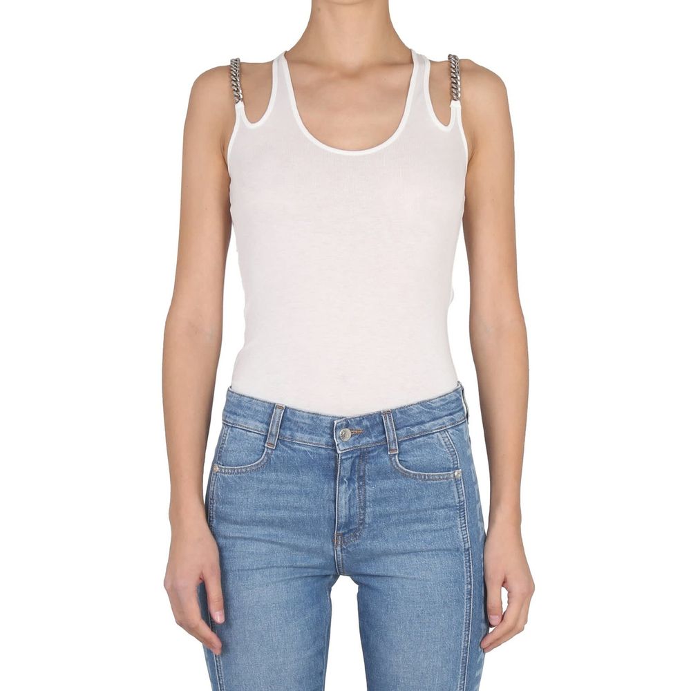 Stella McCartney White Cotton Tank Tops