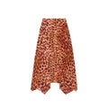 Stella McCartney Orange Silk Long Skirt