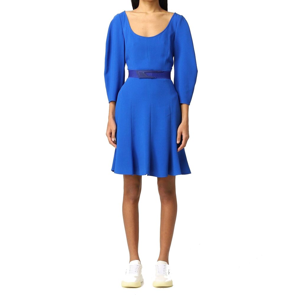 Stella McCartney Blue Viscose Casual Dress