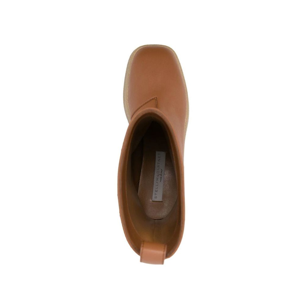 Stella McCartney Brown Polyethylene Ankle Boots