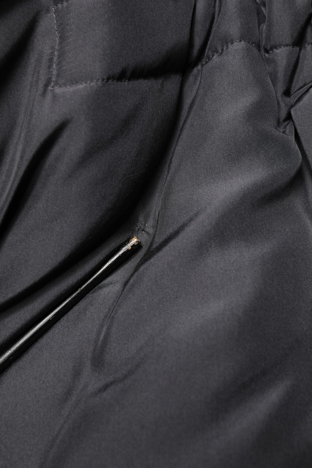 Dolce & Gabbana Black Silk Padded Parka Men Coat Jacket