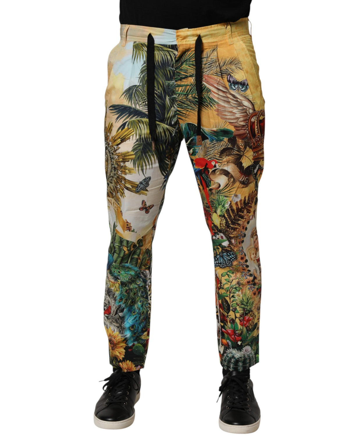 Dolce & Gabbana Multicolor Tropical King Lounge Trouser Pants