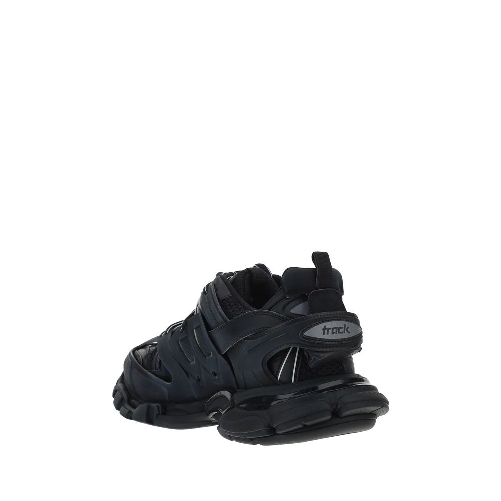 Balenciaga Black Polyethylene Athletic Sneakers