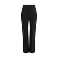 Alexander McQueen Black Cotton Dress Pants
