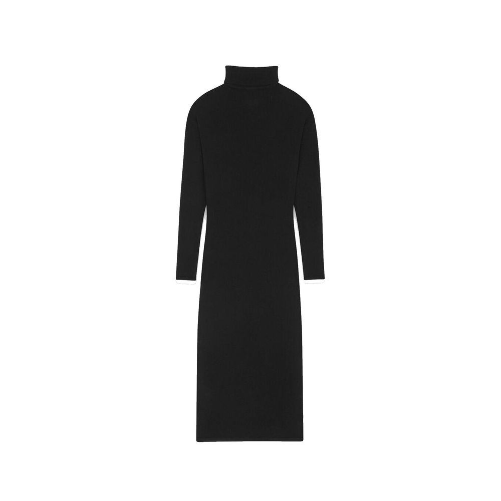 Saint Laurent Black Cashmere Casual Dress