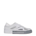Dolce & Gabbana White Leather Low Top Sneakers
