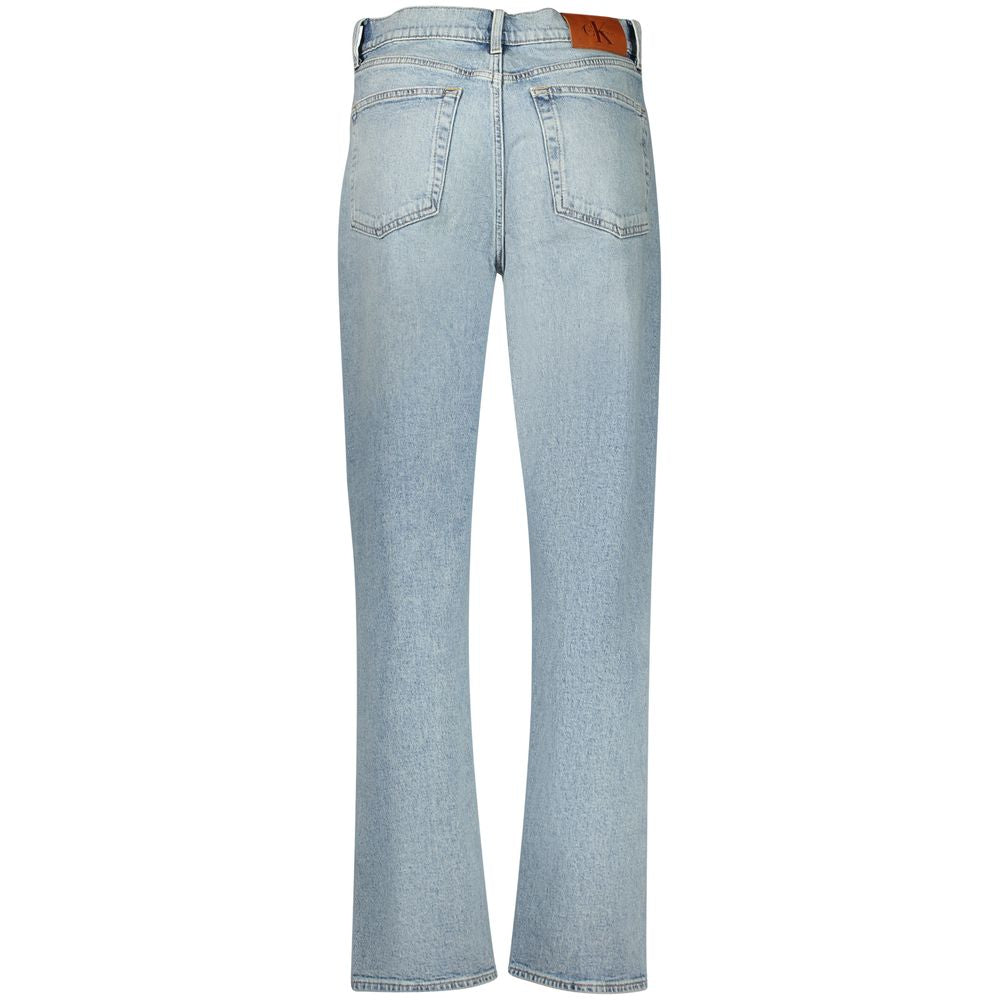 Calvin Klein Azzurro Cotton Women Jeans