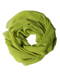 Dolce & Gabbana Yellow Green Neck Wrap Shawl Foulard 131cm x 99.5cm Scarf