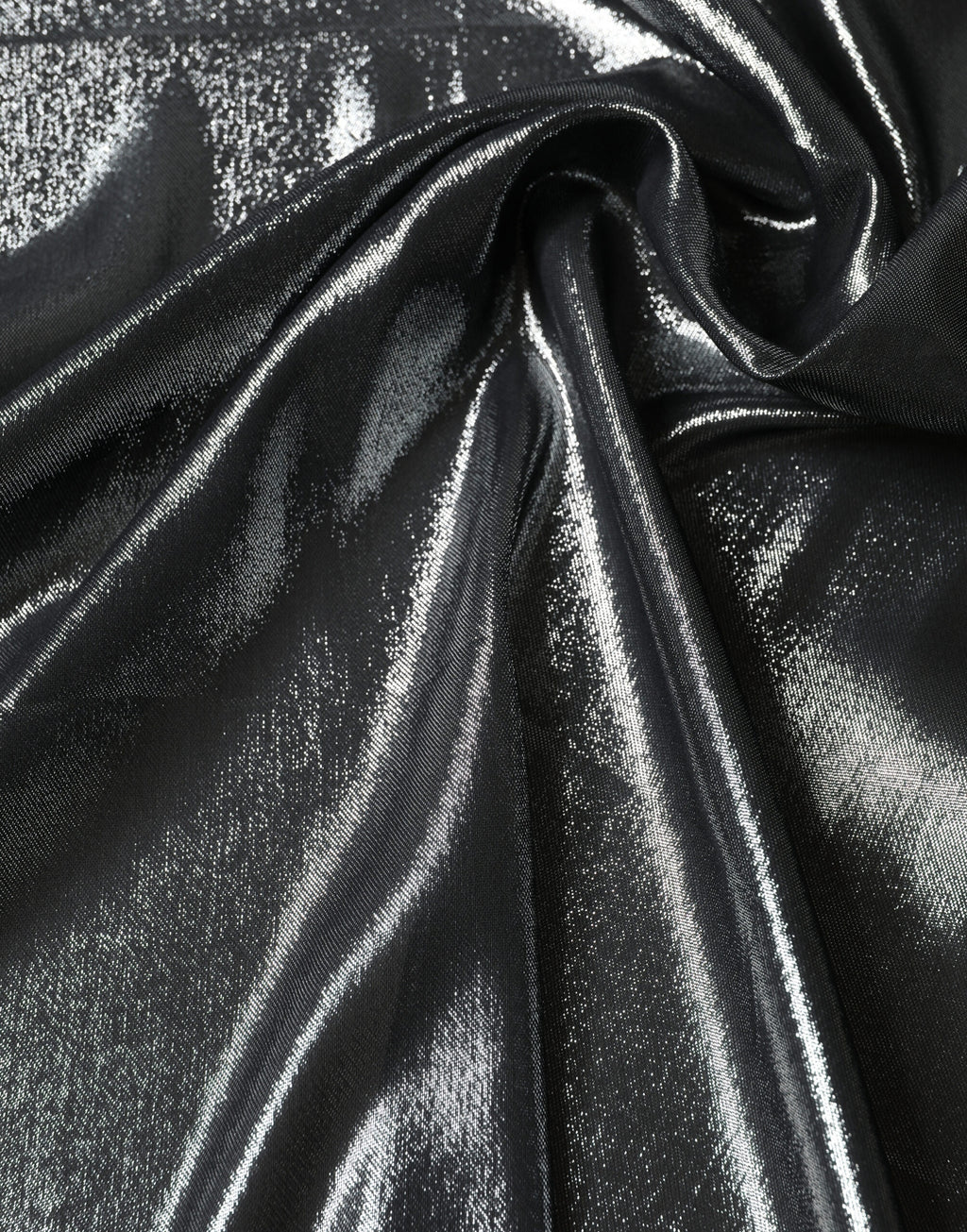 Dolce & Gabbana Black Silk Lurex Foulard Wrap Shawl 119cm x 117.5cm  Scarf