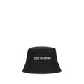 Valentino Garavani Black Cotton Bucket Hat