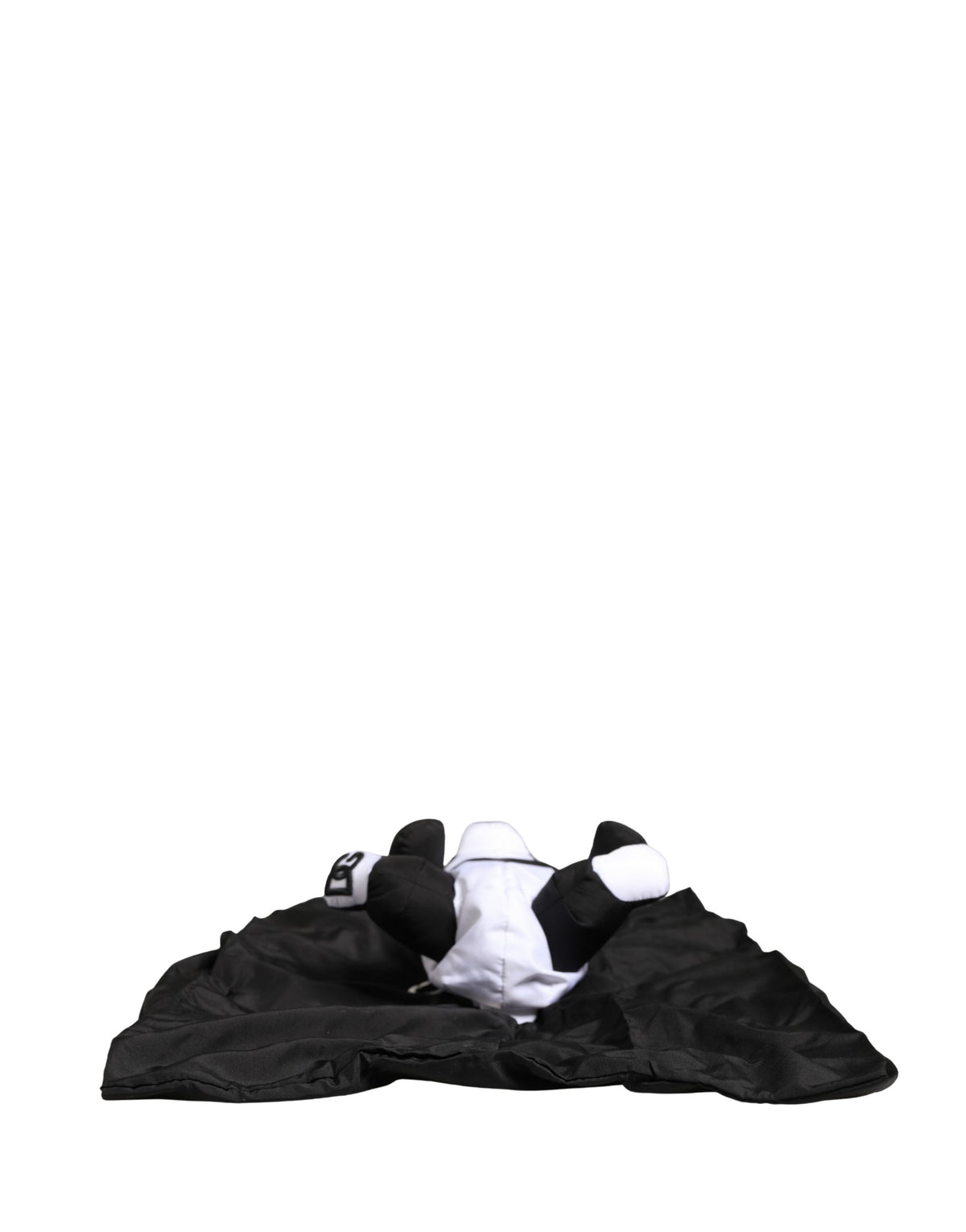 Dolce & Gabbana Men Black Polyester Panda Stuffed Ecobag Bag
