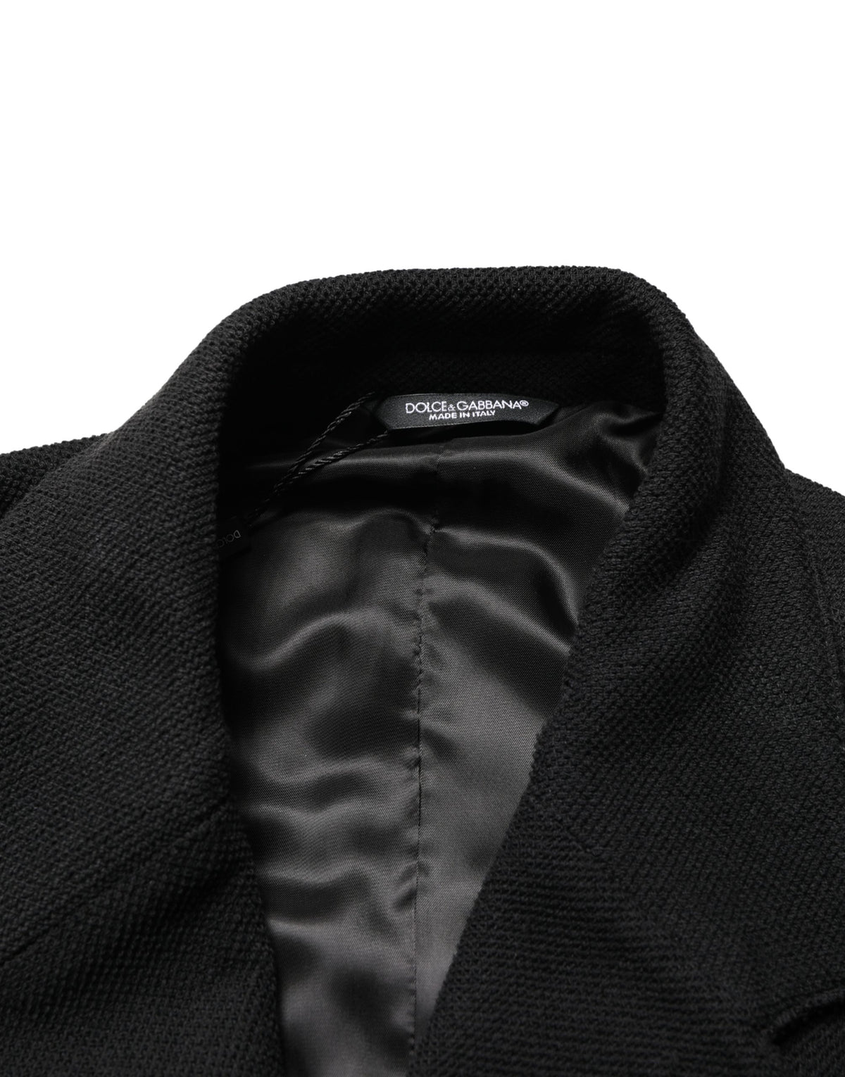 Dolce & Gabbana Black Double Breasted 2 Buttons Suit Jacket