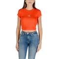 Calvin Klein Jeans Red Cotton T-Shirt