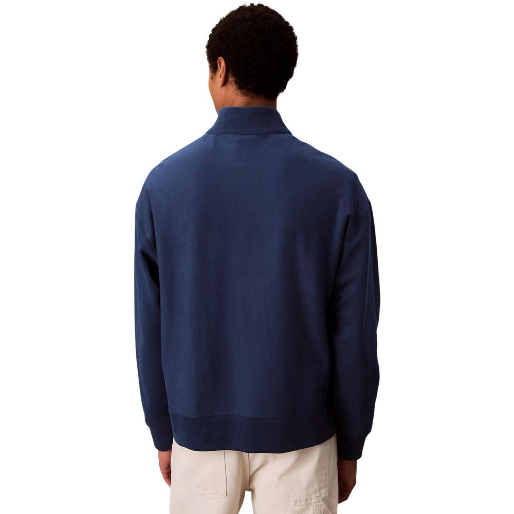 Calvin Klein Jeans Blue Cotton Sweatshirt