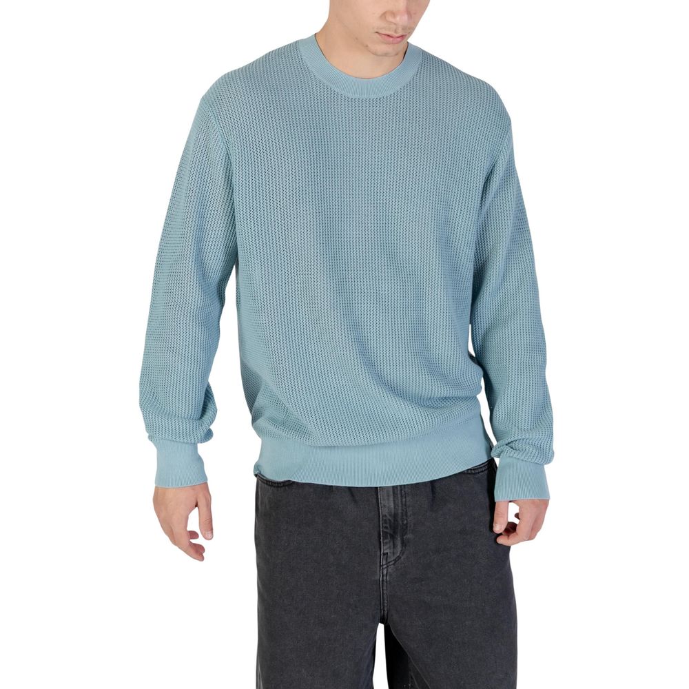 Calvin Klein Jeans Blue Cotton Sweatshirt