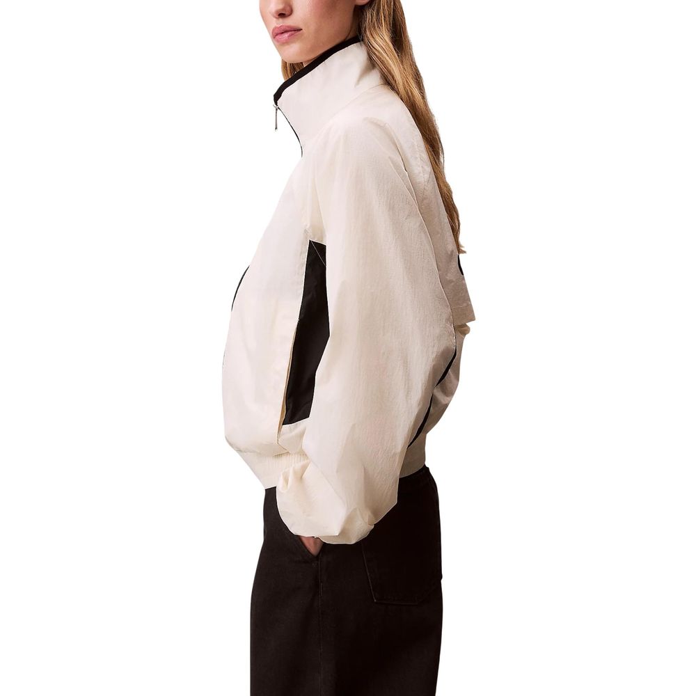 Calvin Klein Jeans Beige Polypropylene Shell Jacket