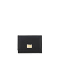 Dolce & Gabbana Black Calf Leather Bos Taurus Wallet