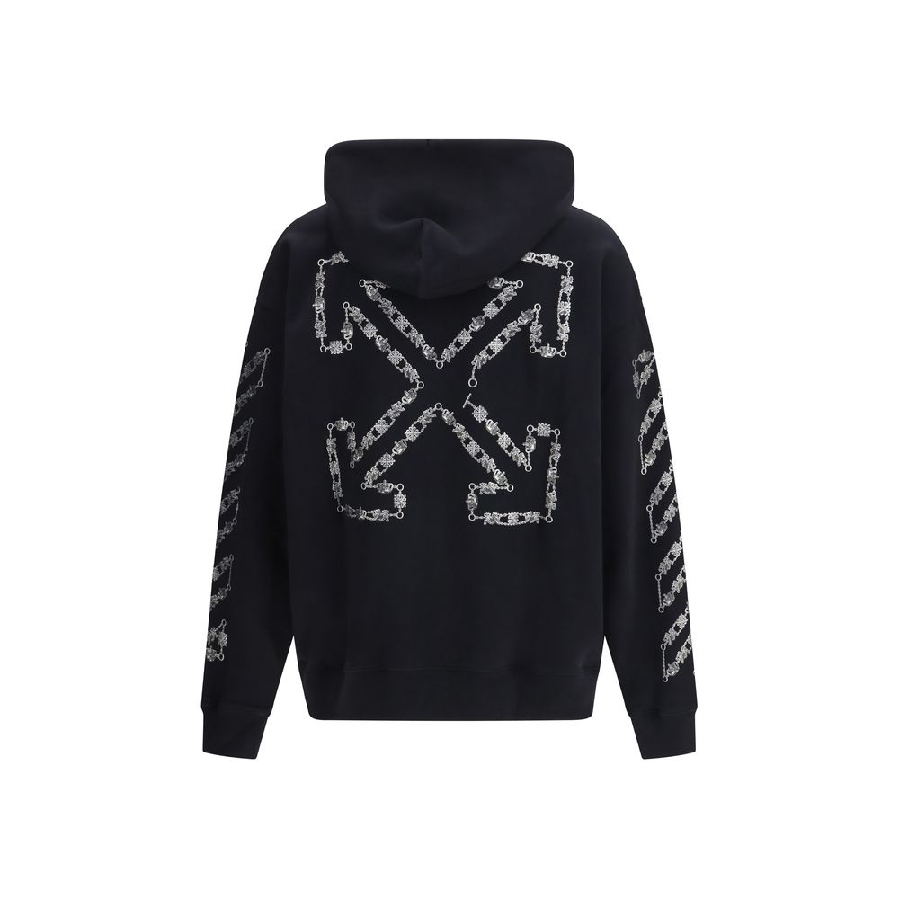 Off-White Black Cotton Sweatshirt