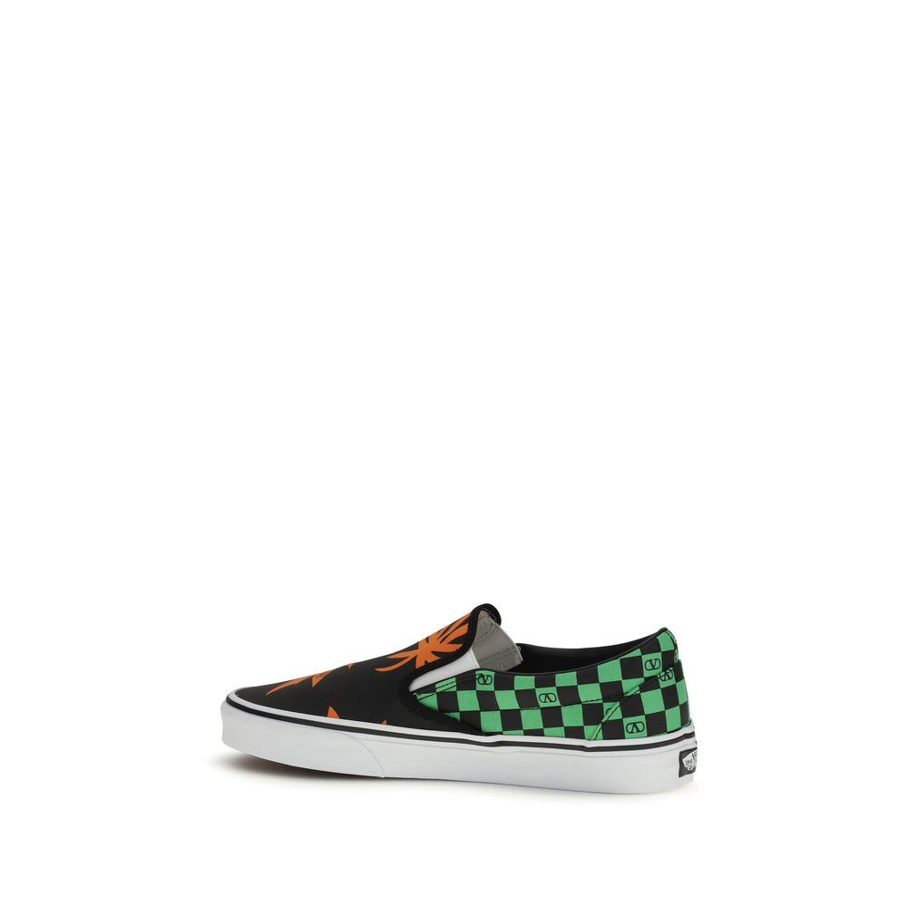 Valentino Garavani Multicolor Cotton Low Top Sneakers