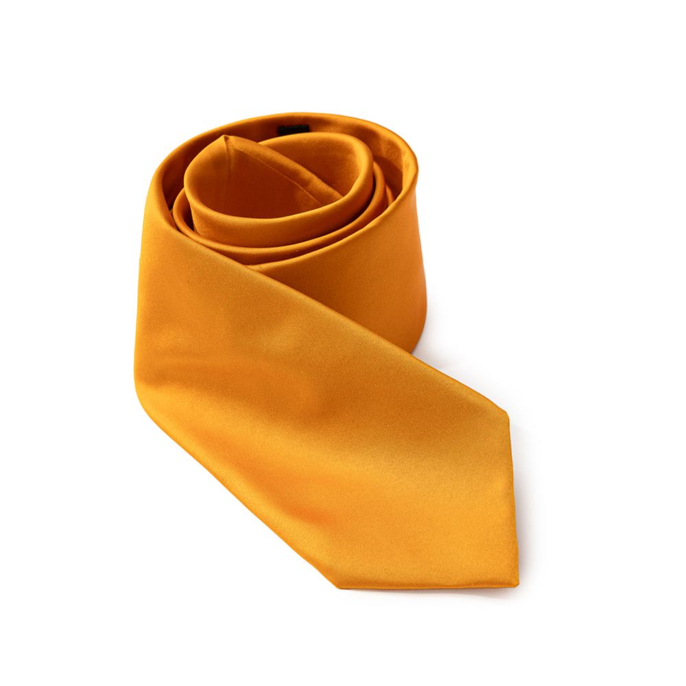 Dolce & Gabbana Orange Silk Tie