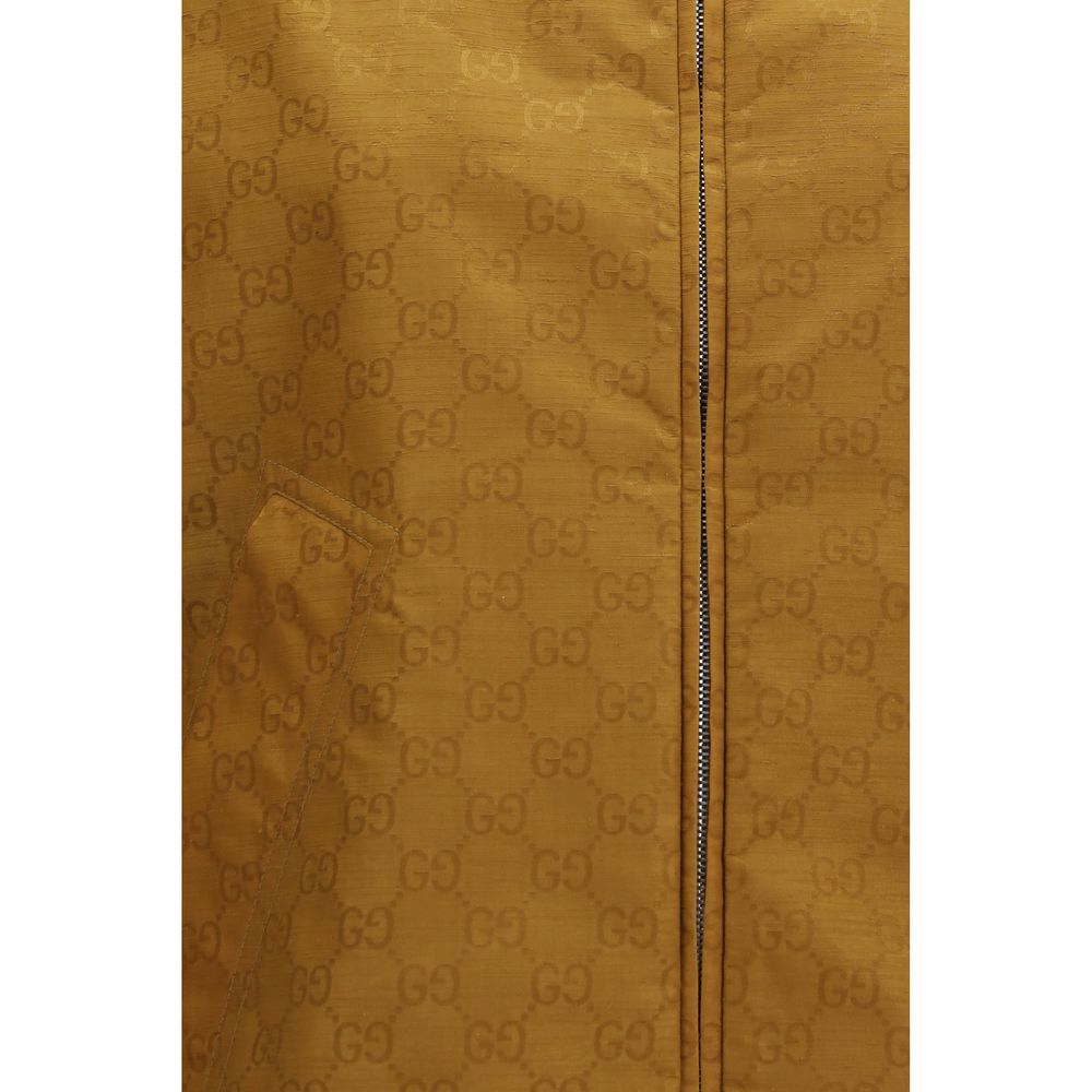 Gucci Beige Nylon Shell Jacket