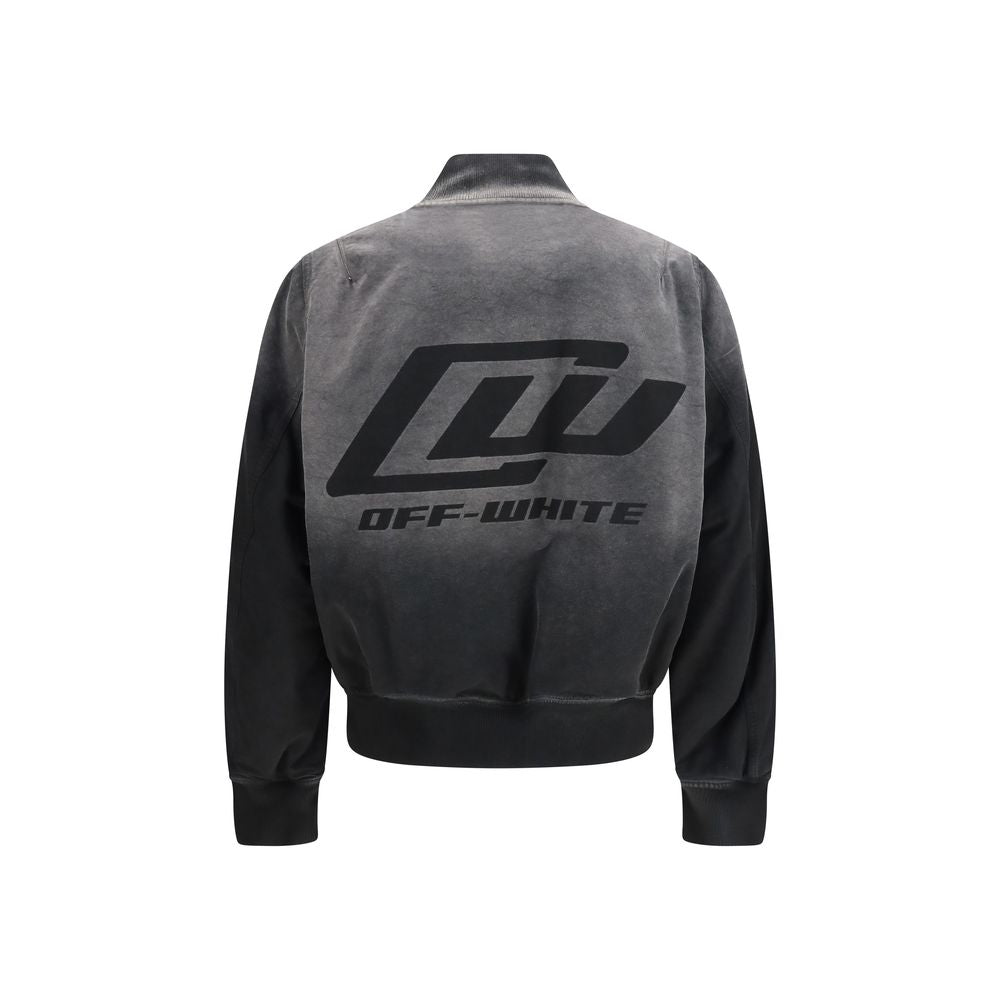 Off-White Black Cotton Bomber