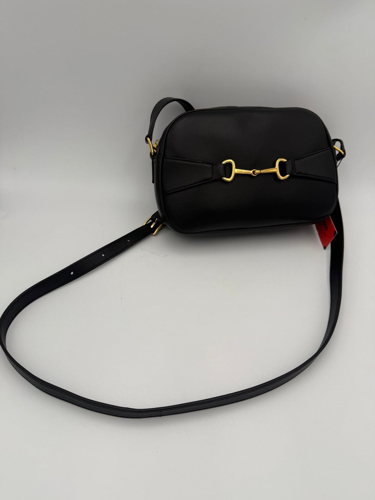 Celine CELINE CRECY Plain Black Handbag