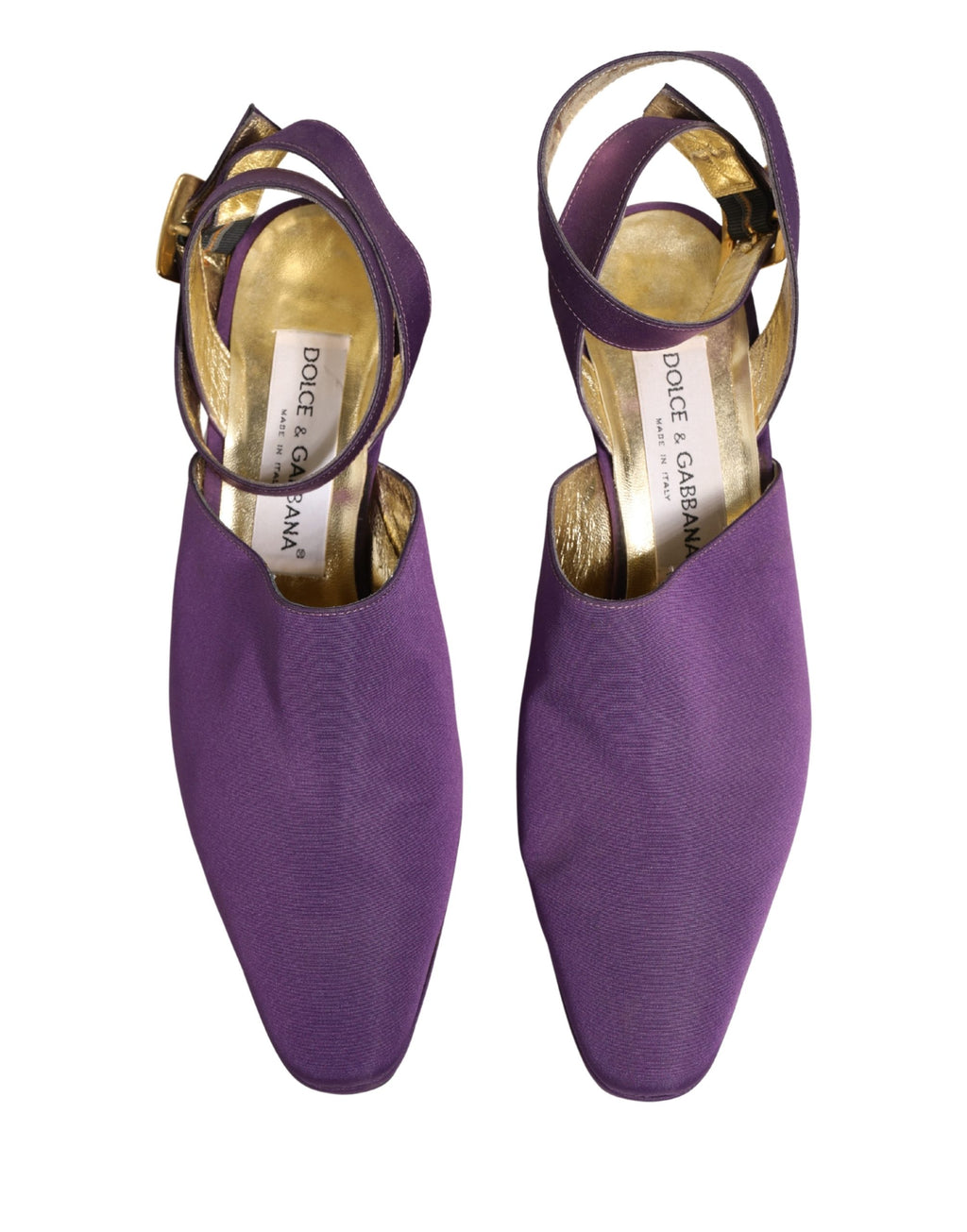 Dolce & Gabbana Purple Suede Sandals Shoes