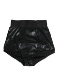 Dolce & Gabbana Black High Waisted Slip Girdle Panty Underwear