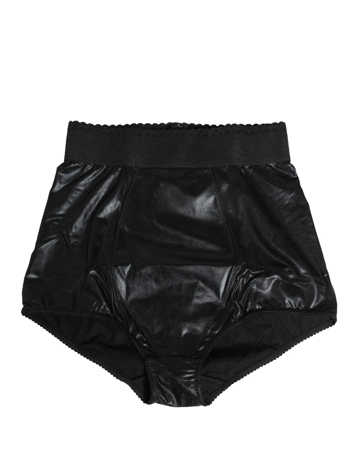 Dolce & Gabbana Black High Waisted Slip Girdle Panty Underwear