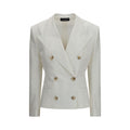 Dolce & Gabbana White Cotton Blazer
