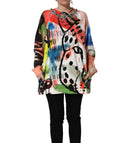 Dolce & Gabbana Multicolor Embellished Graffiti Sweatshirt