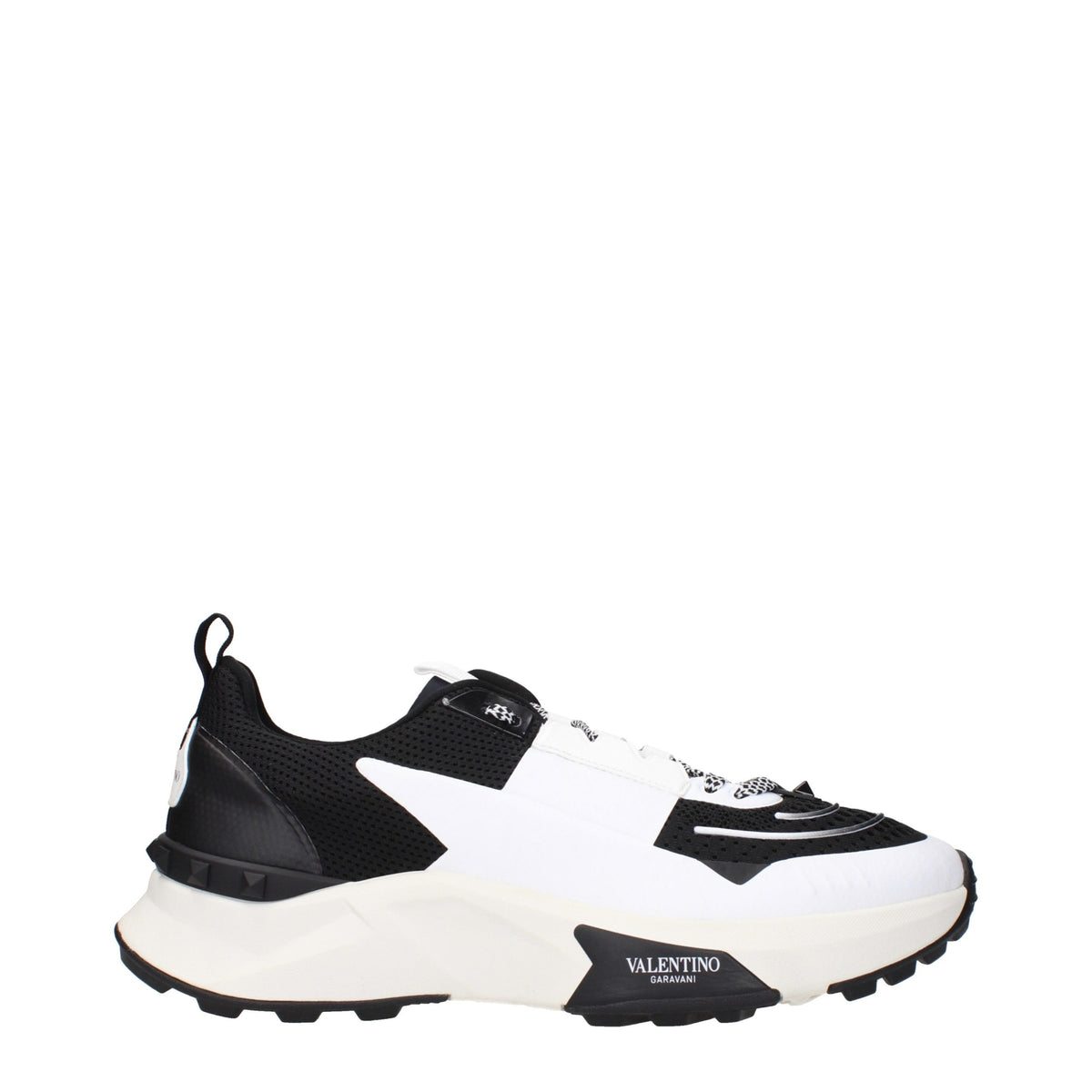Valentino Garavani Black Fabric Athletic Sneakers