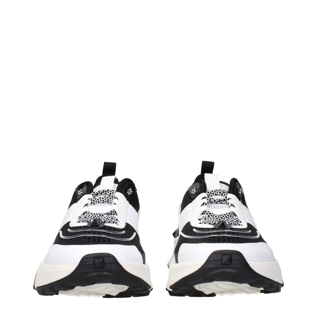Valentino Garavani Black Fabric Athletic Sneakers