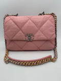 Chanel CHANEL 19 Medium Pink Handbag
