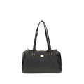 Dolce & Gabbana Black Calf Leather Bos Taurus Handbag