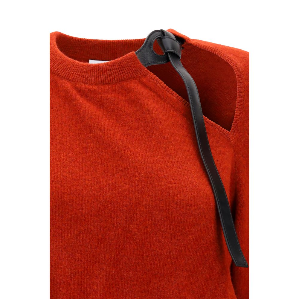 Ferragamo Red Wool Oves Aries Sweatshirt