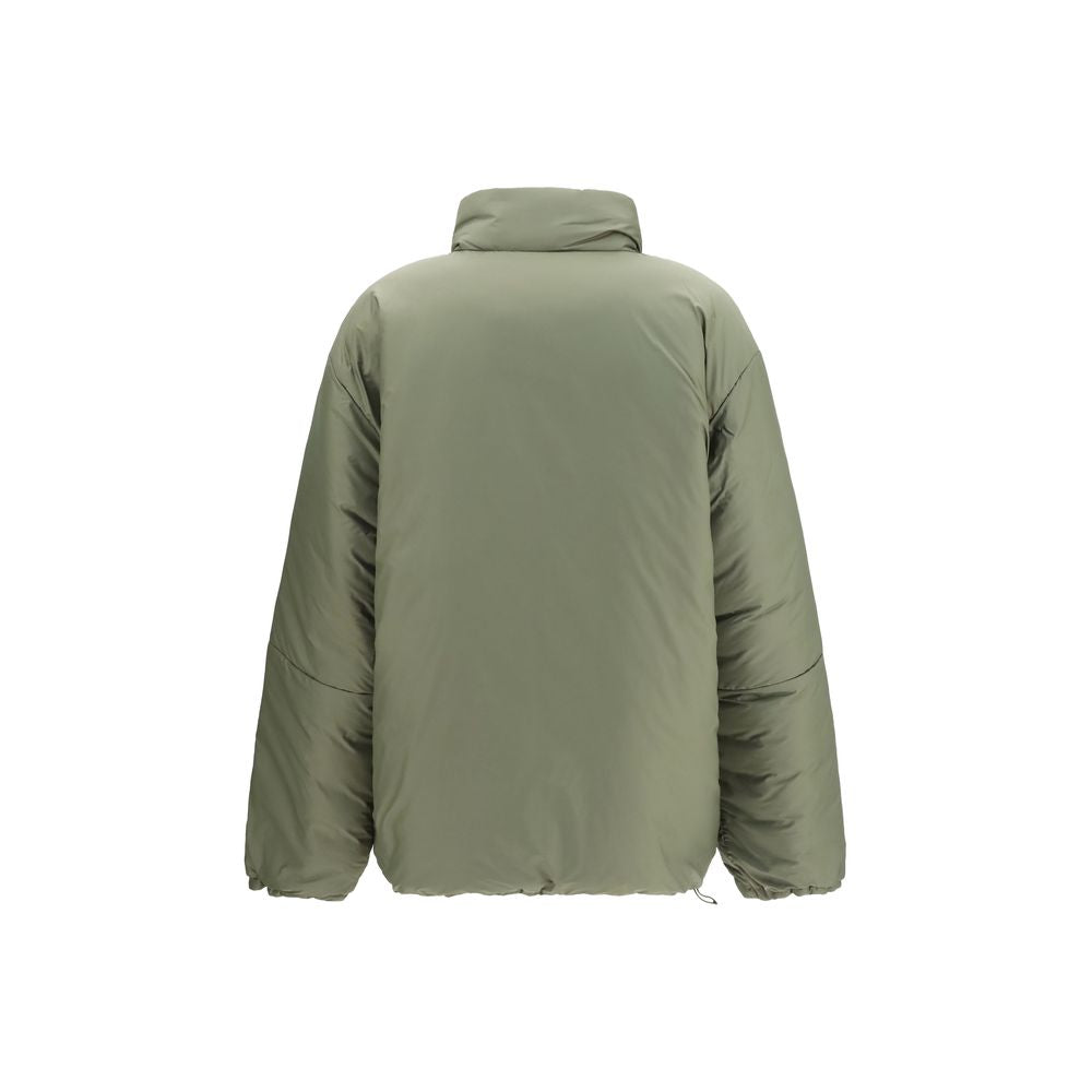 Miu Miu Bicolor Recycled Polyester Full-Length Jacket