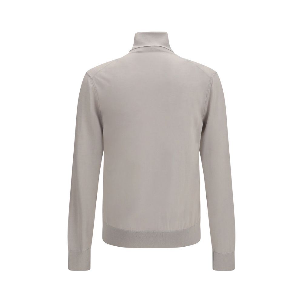 Dolce & Gabbana Beige Cashmere Turtleneck