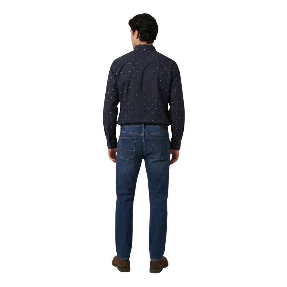 Armani Exchange Blue Cotton Shirt