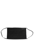 Dolce & Gabbana Black 100% Cotton Pleated Elastic Ear Strap Face Mask