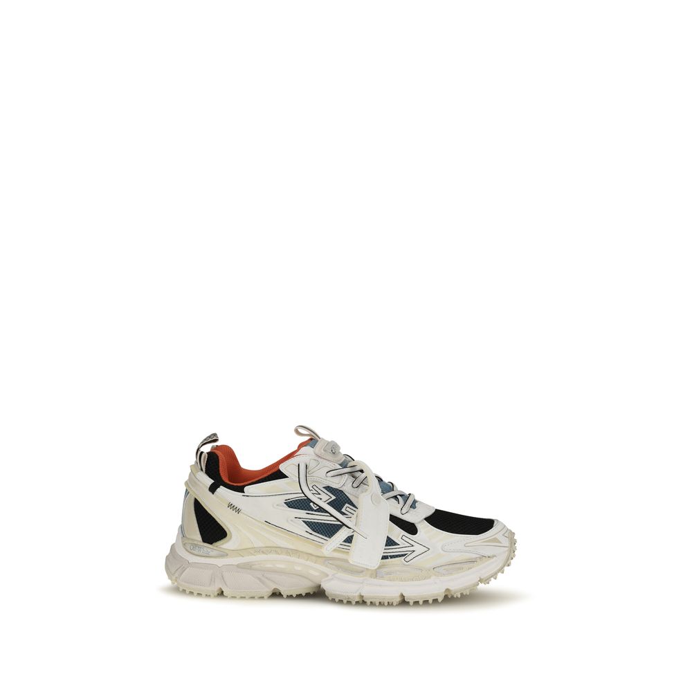 Off-White Multicolor Polyethylene Athletic Sneakers