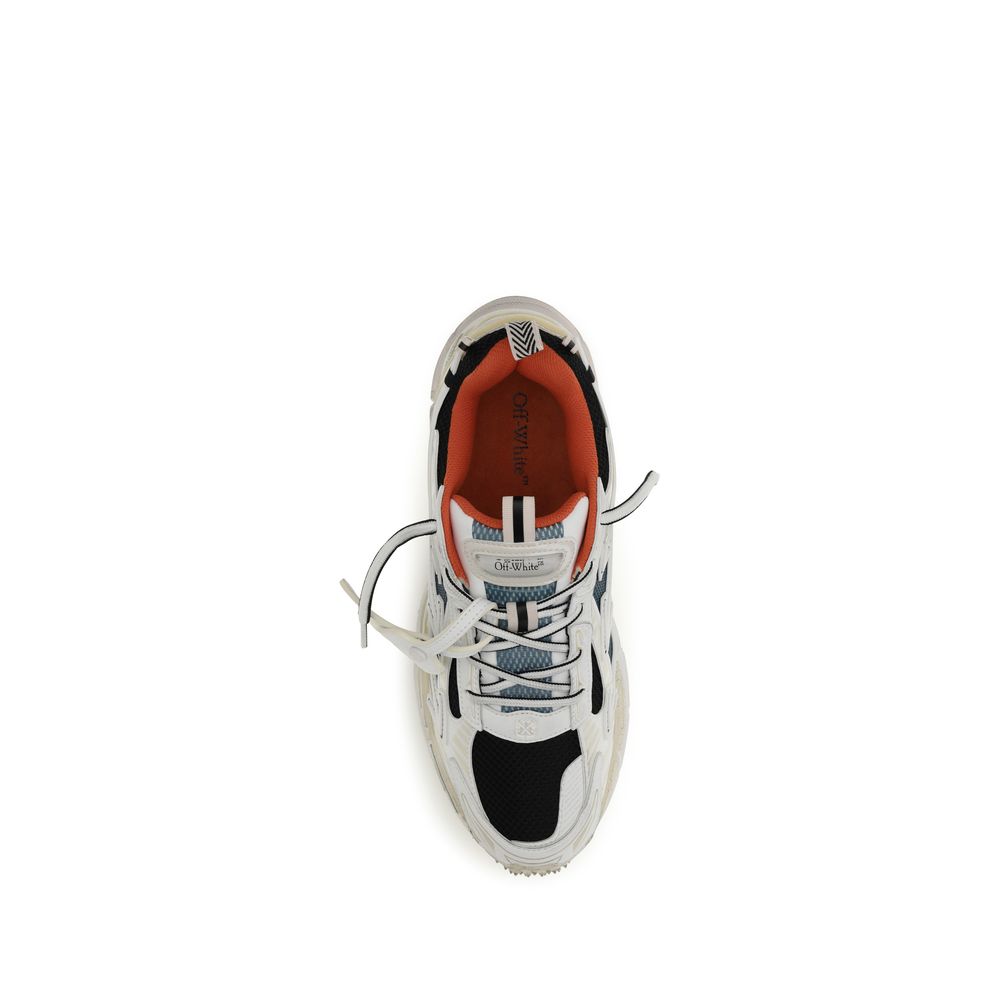 Off-White Multicolor Polyethylene Athletic Sneakers