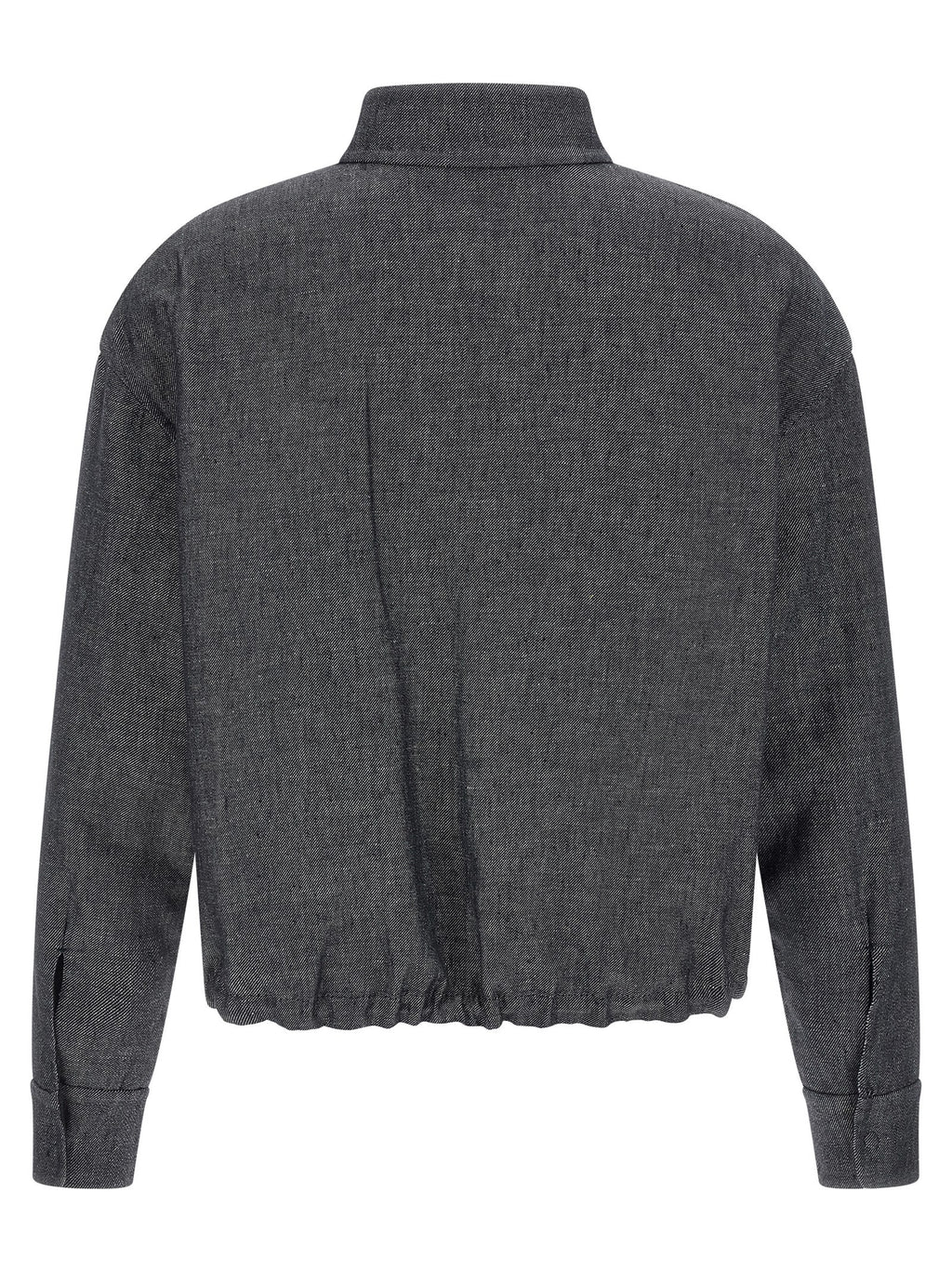 Fendi Blue Linen Denim Jacket