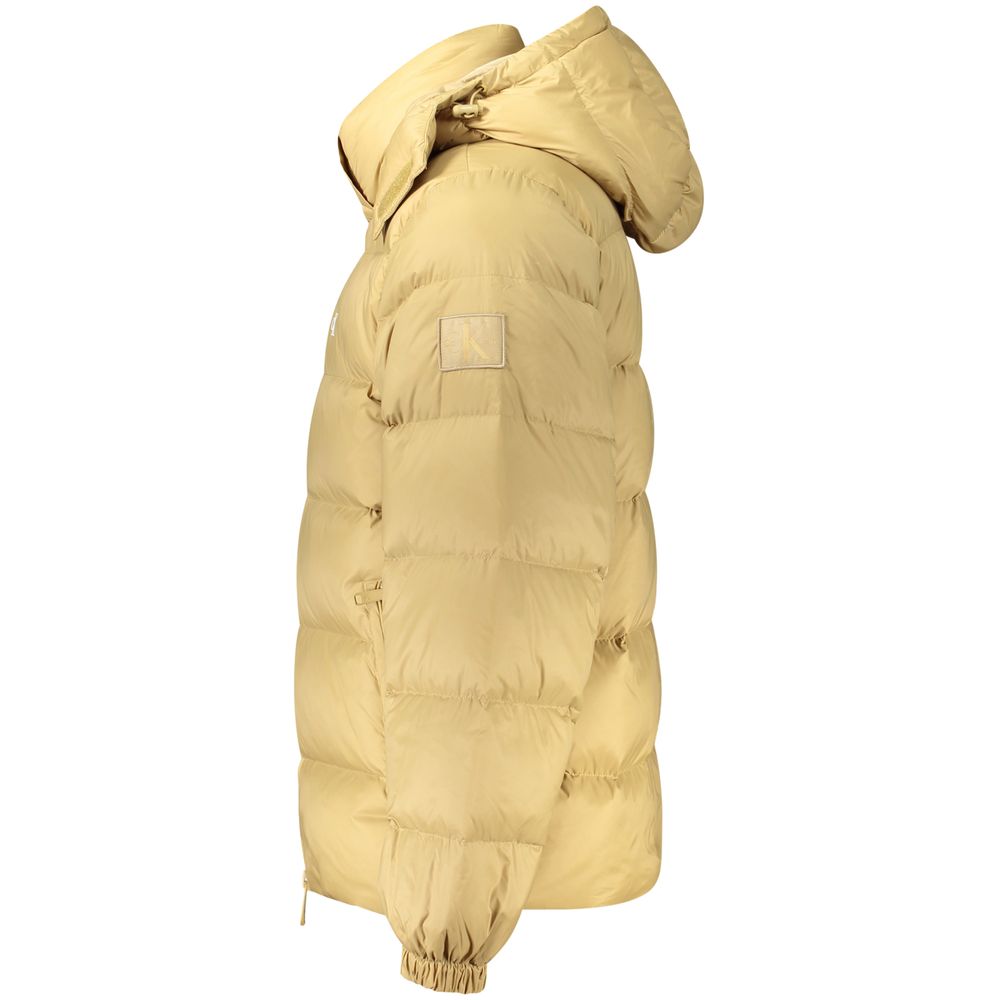 Calvin Klein Beige Nylon Men Jacket