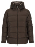 Moncler Brown Polyester Full-Length Jacket