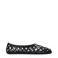 Alaïa Black Leather Ballet Flats