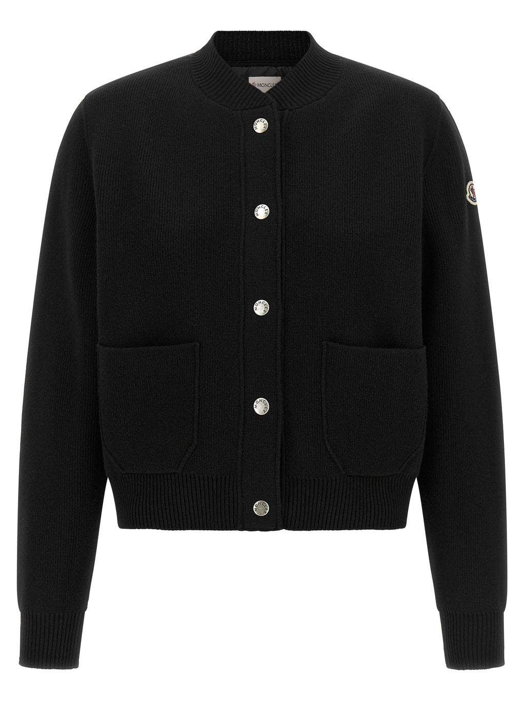 Moncler Black Polyamide Cardigan