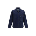 Stone Island Blue Cotton Denim Jacket